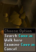 Cave in